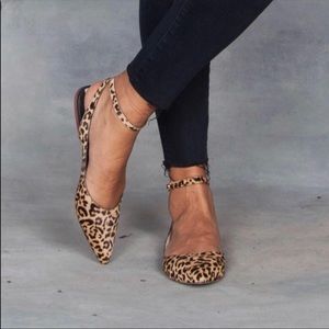 Matt Bernson Zola cheetah pony hair flats